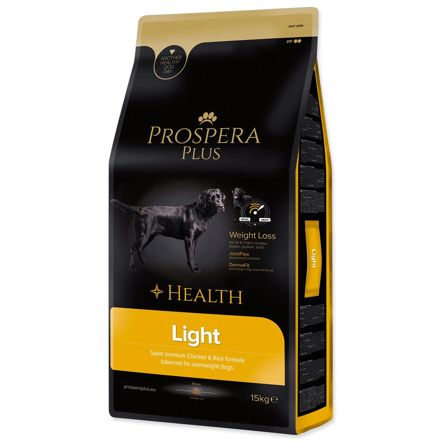 Krmivo Plus Light kura s ryžou 15kg 15kg