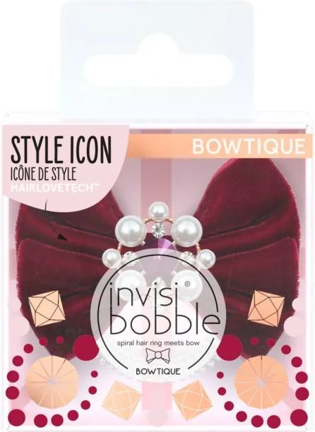 invisibobble® BOWTIQUE  
British Royal Take a Bow 1x1 ks, mašľa do vlasov