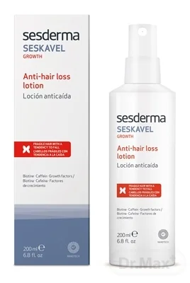 sesderma SESKAVEL Emulzia proti vypadávaniu vlasov 1×200 ml, emulzia proti vypadávaniu vlasov