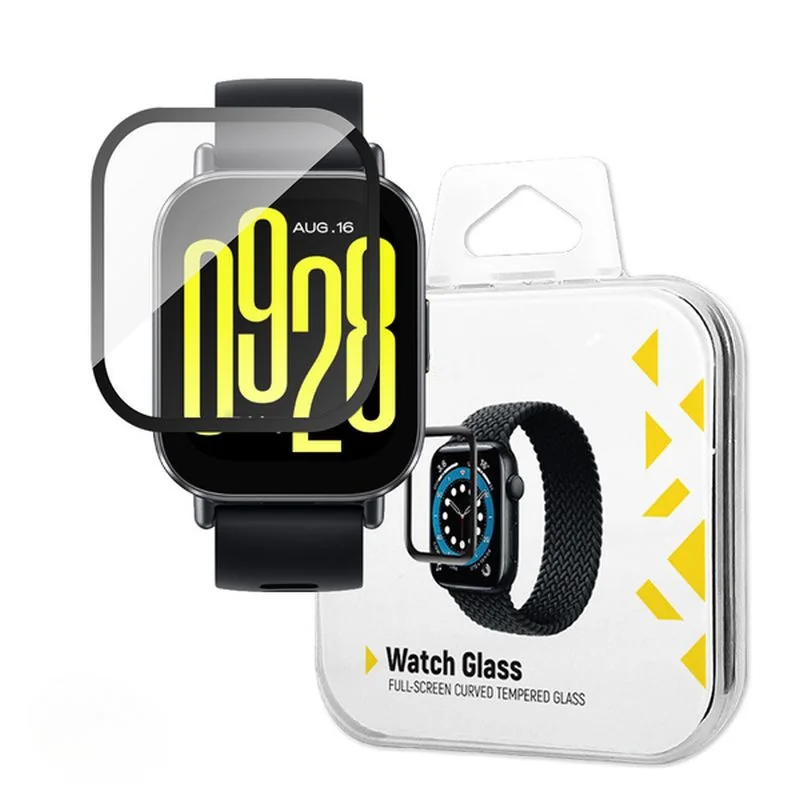 MG Watch Full Glue 2x ochranné sklo na Xiaomi Redmi Watch 5 Active, čierne erne