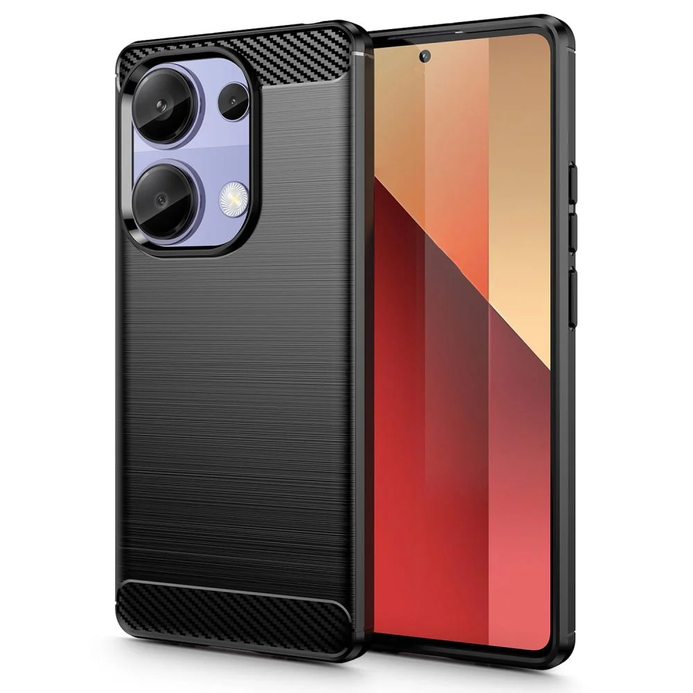Tech-Protect Carbon kryt na Xiaomi Redmi Note 13 Pro 4G čierny