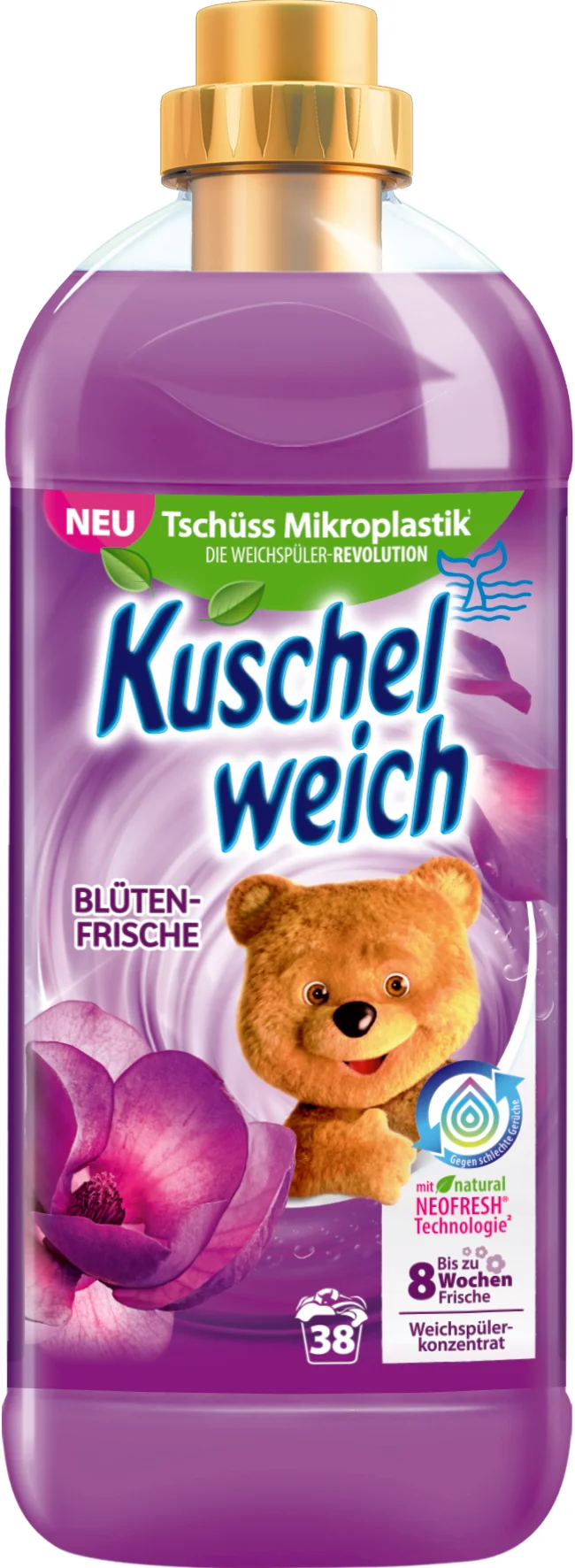 Kuschelweich aviváž Čerstvý kvet 38 praní 1×1000 ml, aviváž