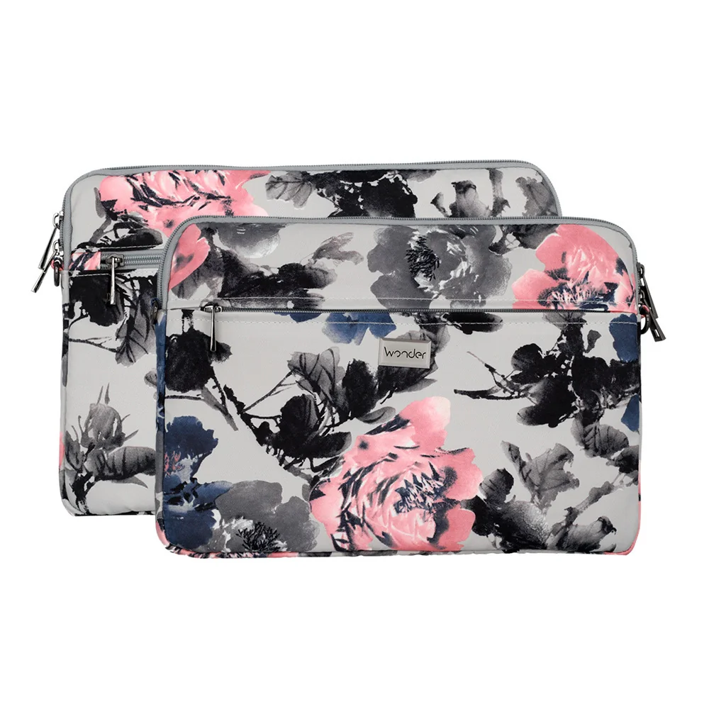 MG Wonder Sleeve taška na notebook 10'', peonies