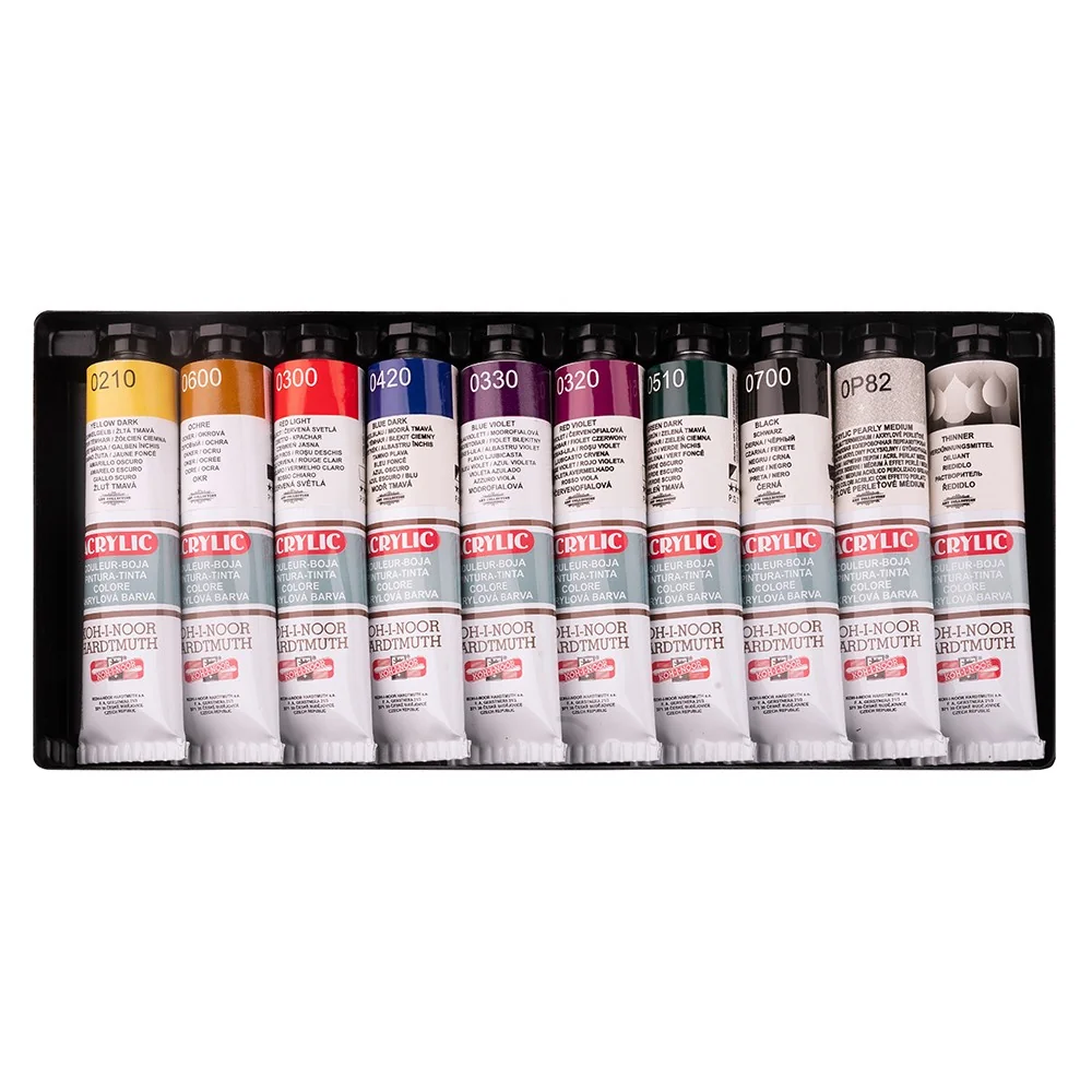 Súprava akrylových farieb 1627/10 10 × 40 ml