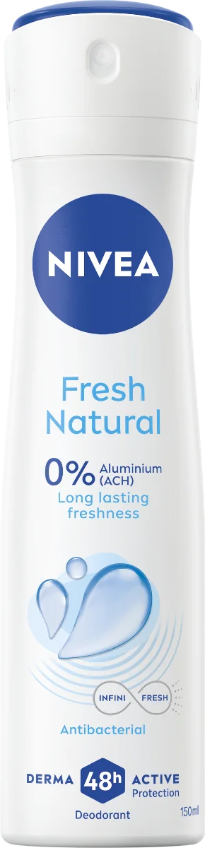 NIVEA SPREJ DEODORANT Fresh natural 1×150 ml, dezodorant