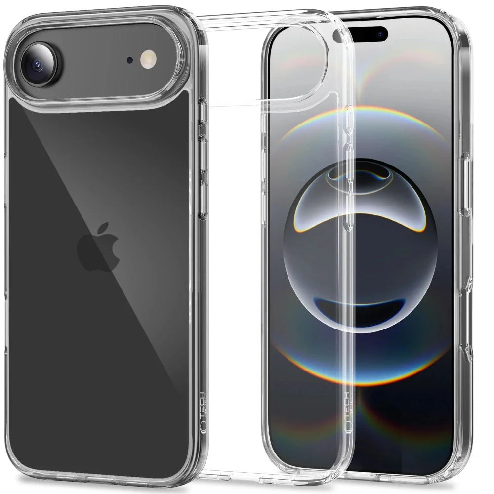 Tech-Protect FlexAir Hybrid kryt na iPhone 17 Air, priesvitný