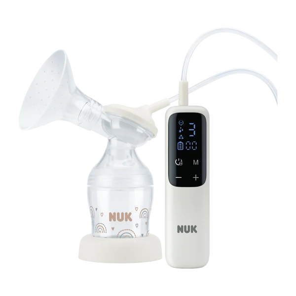 NUK Soft & Easy elektrická prsná pumpa 1×1 ks, elektrická odsávačka mlieka