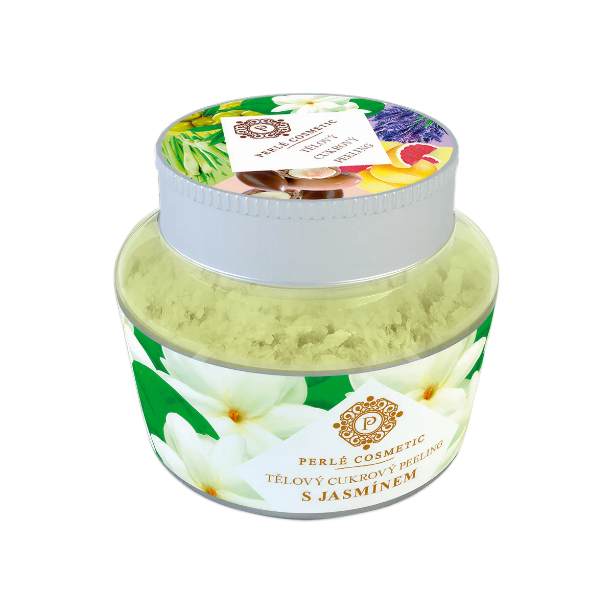 Cukrový peeling s jazmínom 200 g – Green idea
