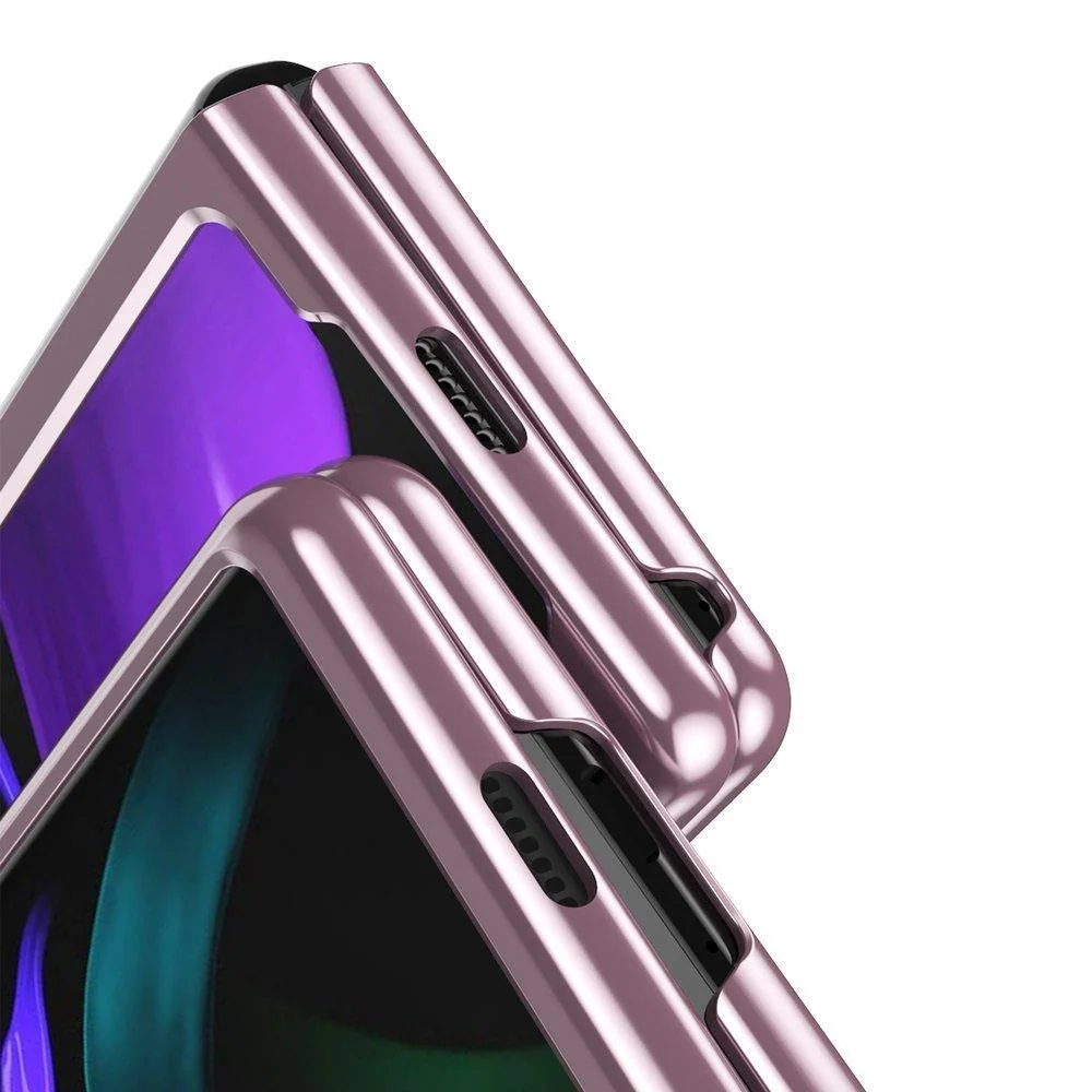 Priehľadné pevné puzdro pre Samsung Galaxy Z Fold 4 Čierna