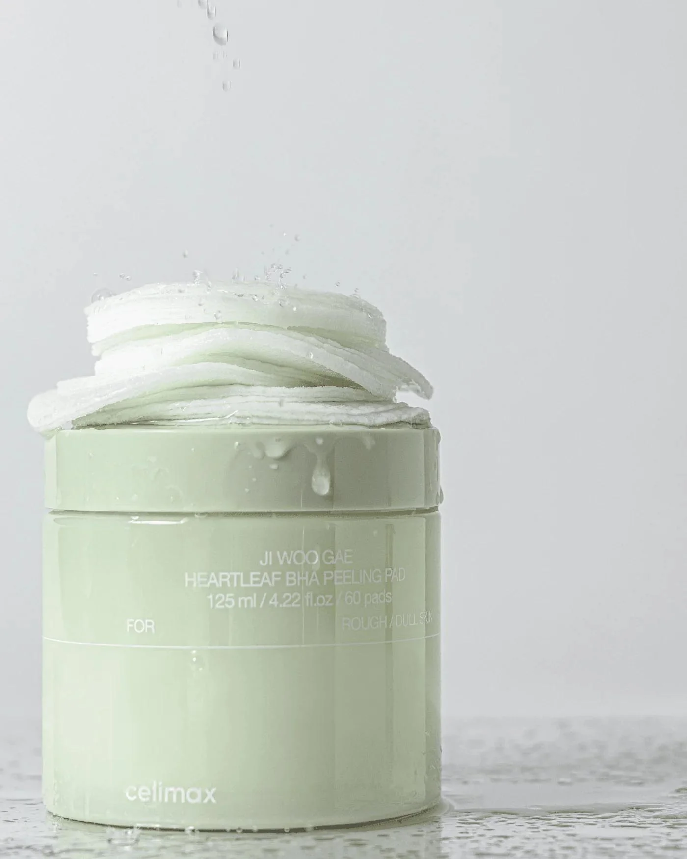 Celimax Ji Woo Gae Heartleaf BHA Peeling Pad peelingové tampóny 60 ks