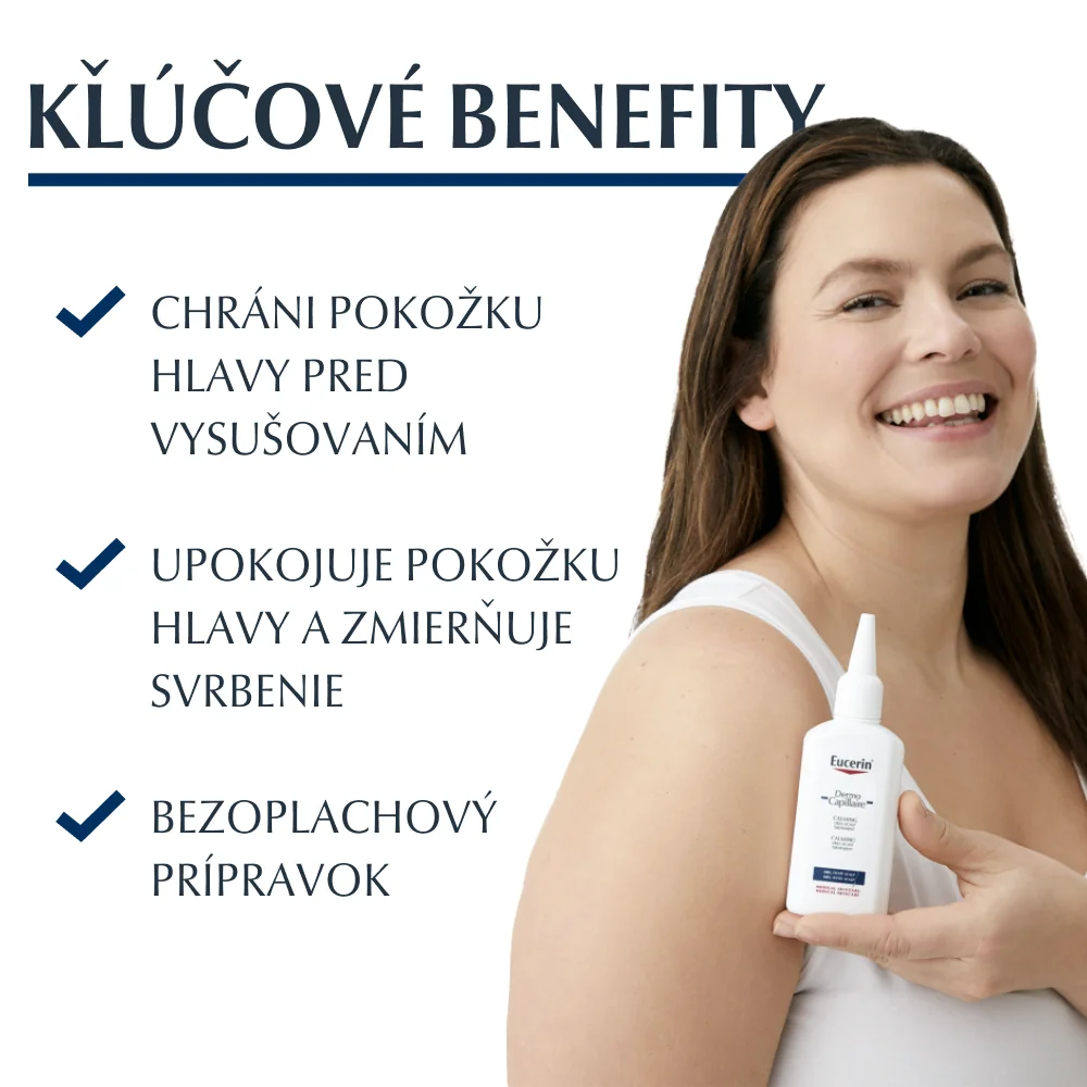 Eucerin DermoCapillaire 5% Urea tonikum 1×100 ml, pre suchú pokožku hlavy