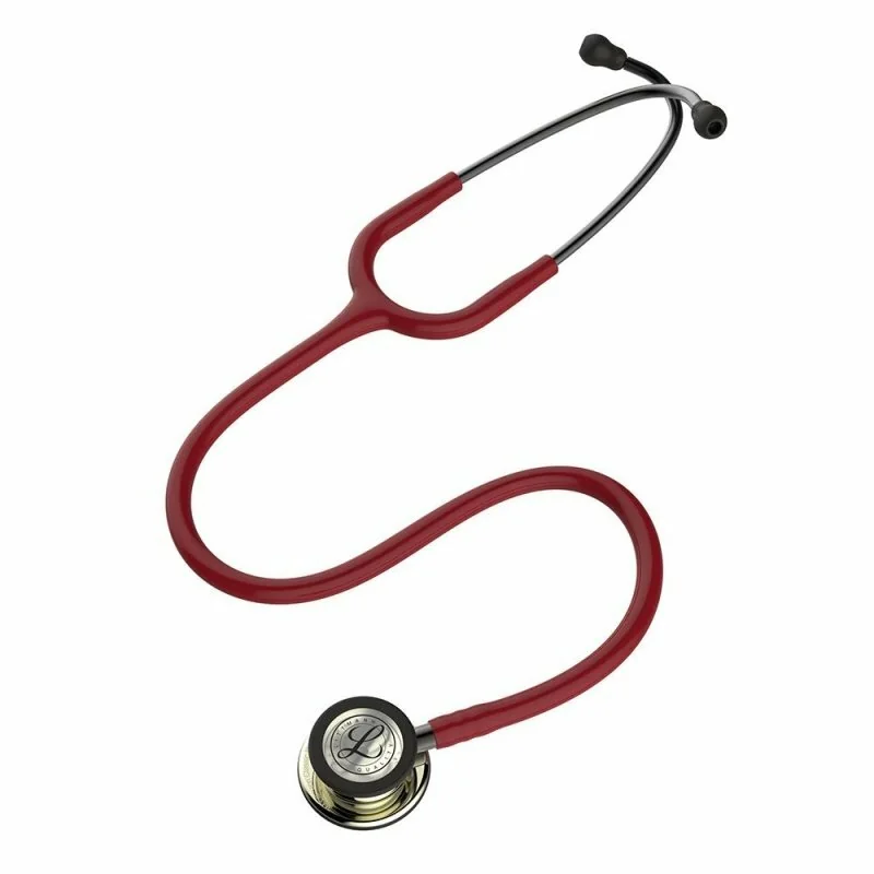Littmann Classic III 5864 stetoskop, Champagne Finish, bordový