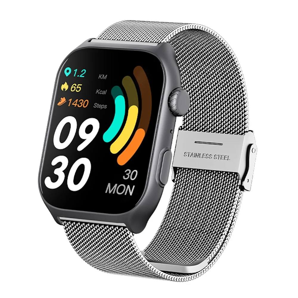 NEOGO Gear 7 Pro smart hodinky, strieborné 