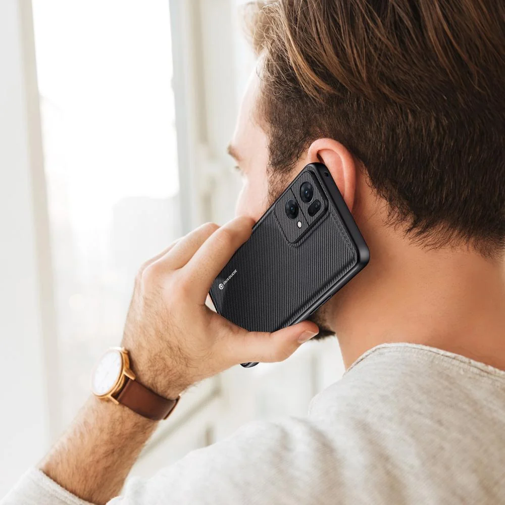 Puzdro FINO series pre Oppo Reno7 Pro 5G - Čierna