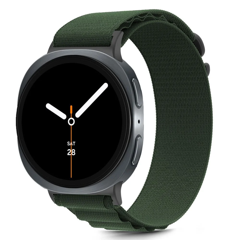 Tech-Protect Nylon Pro remienok na Samsung Galaxy Watch 8 / Classic (40/44/46mm), army green 0/44/46mm), army green