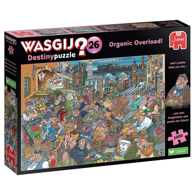Jumbo Wasgij Puzzle Organic Overload! 1000 dielikov JUM00022