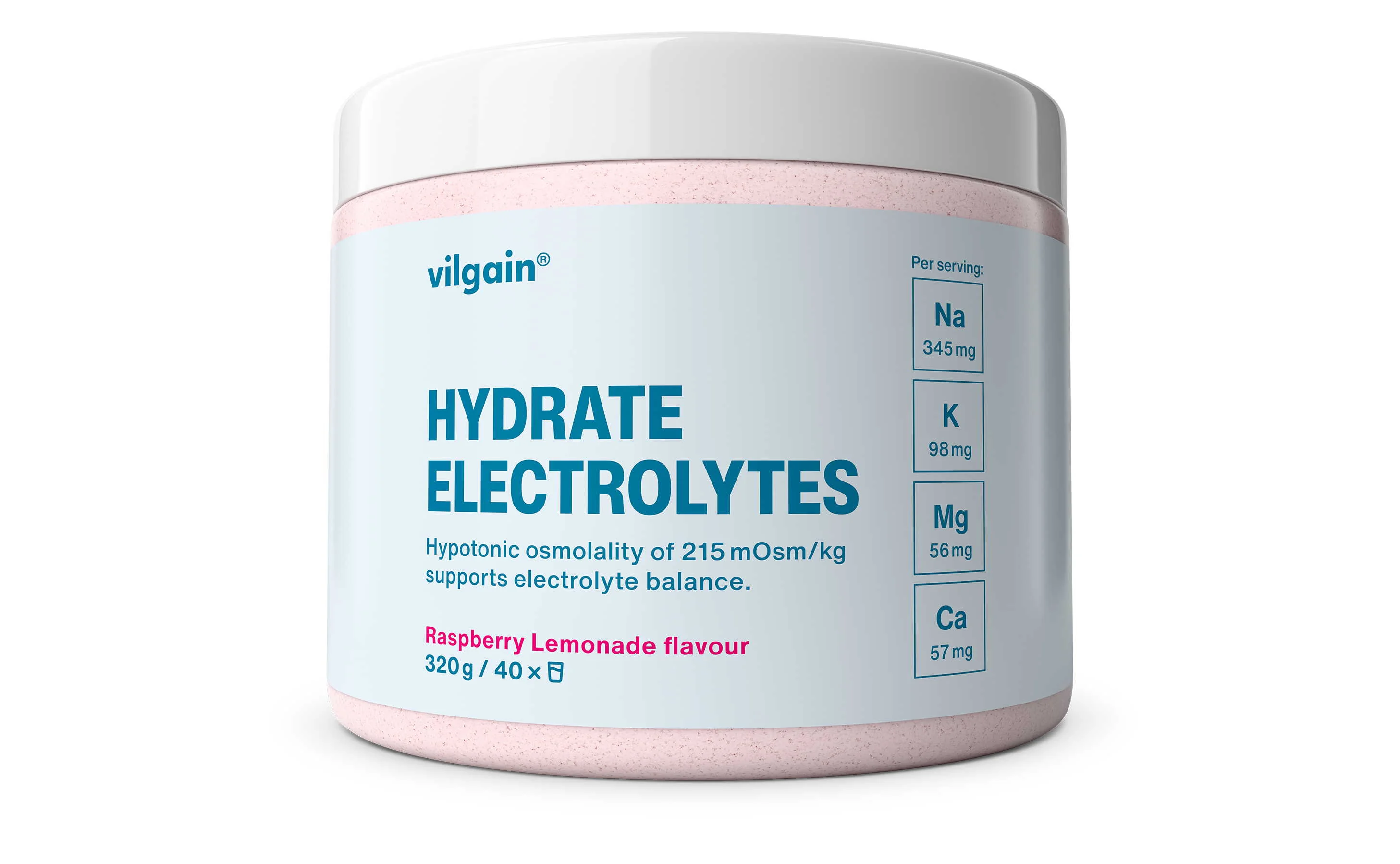 Vilgain Elektrolyty malinová limonáda 320 g