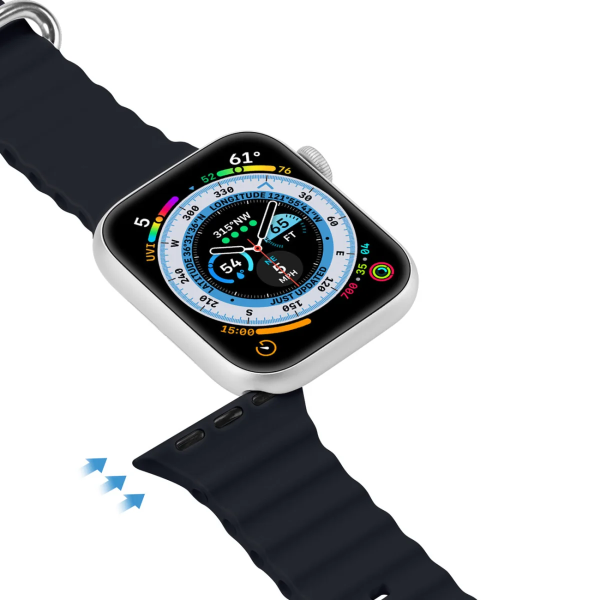 Dux Ducis Strap remienok na Apple Watch 42/44/45mm gray