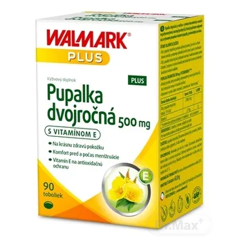WALMARK Pupalka dvojročná 500 mg s vitamínom E 1×90 cps, výživový doplnok