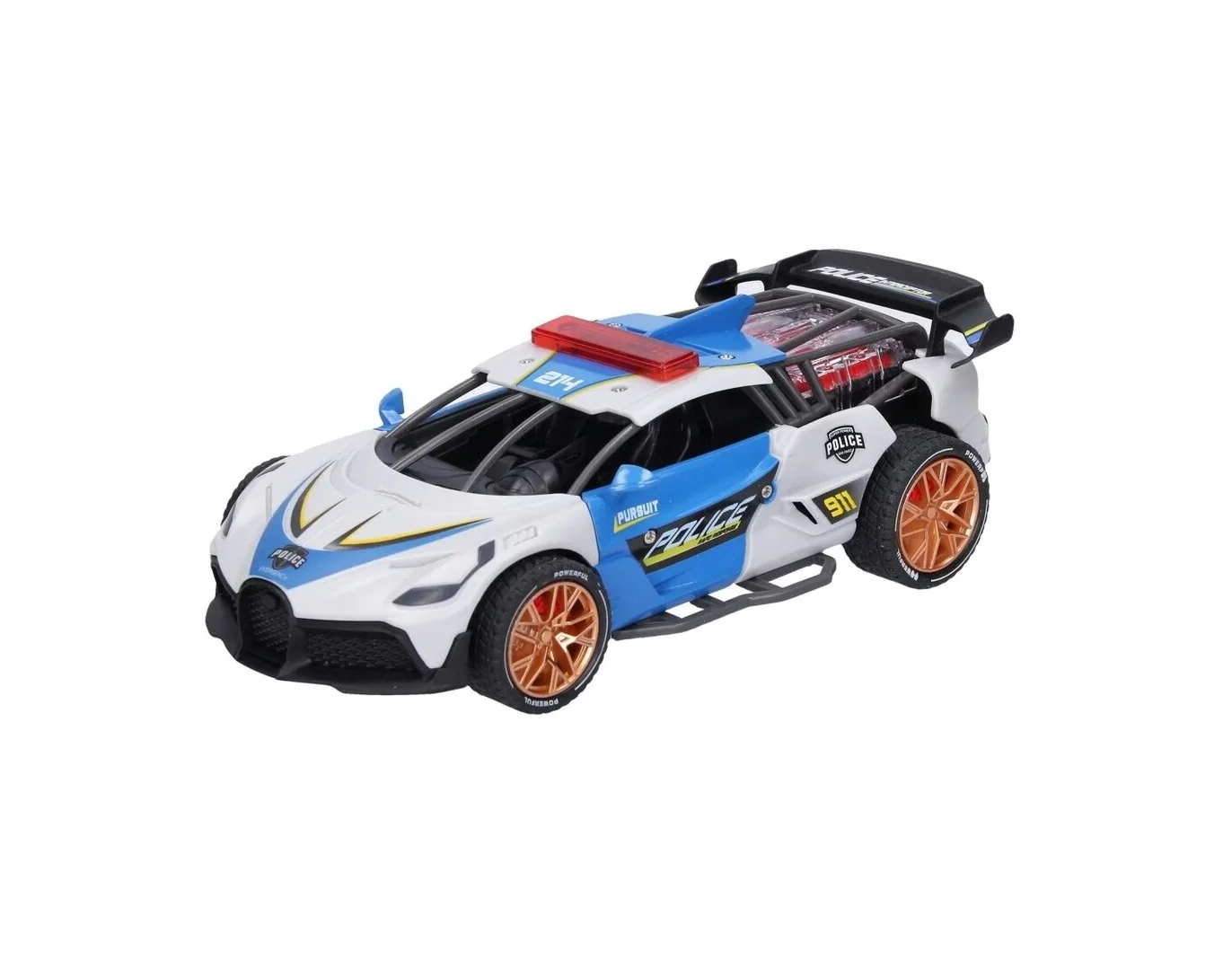 Auto polícia s efektmi 18cm