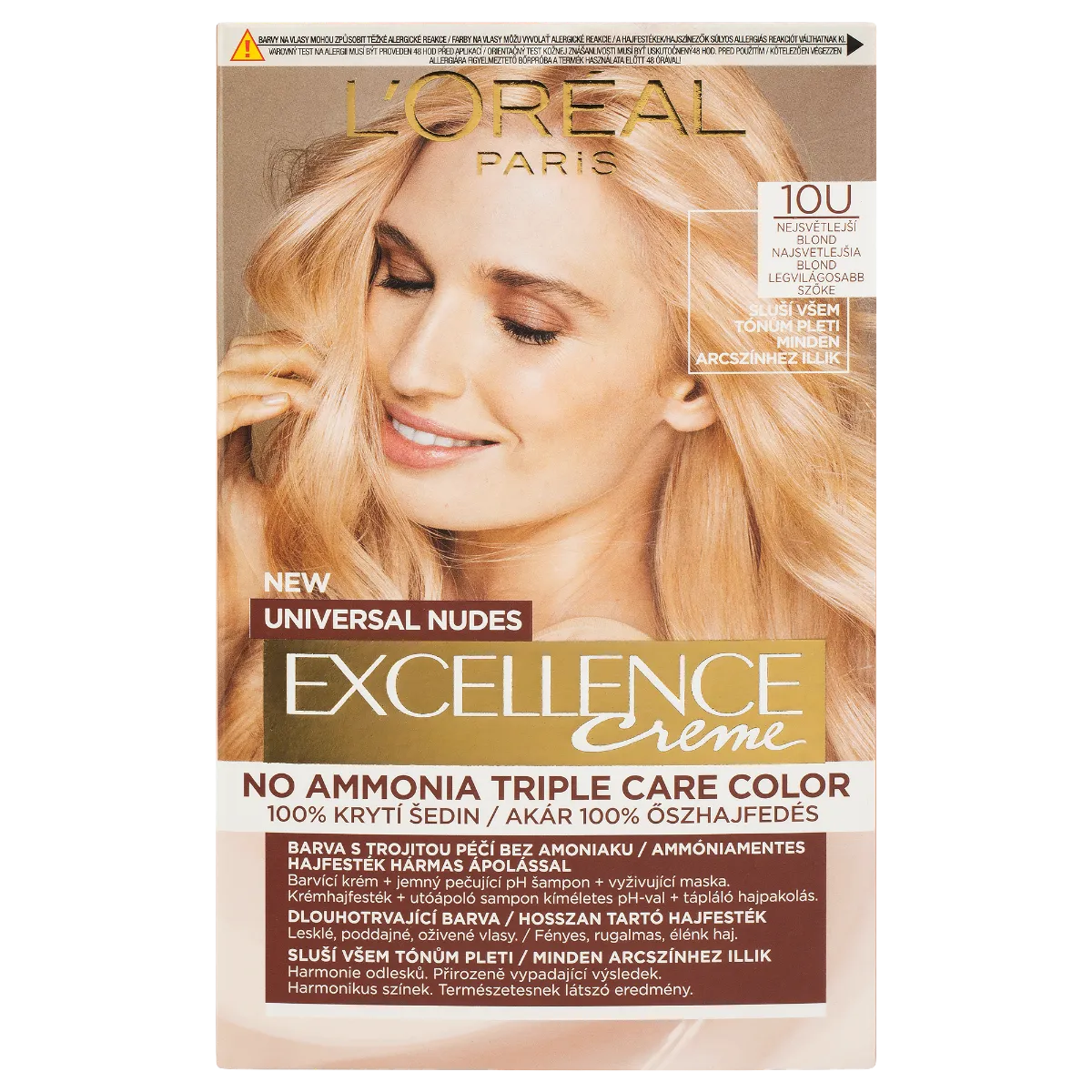 L'Oréal Paris Excellence Universal Nudes Excellence 10U permanentná farba