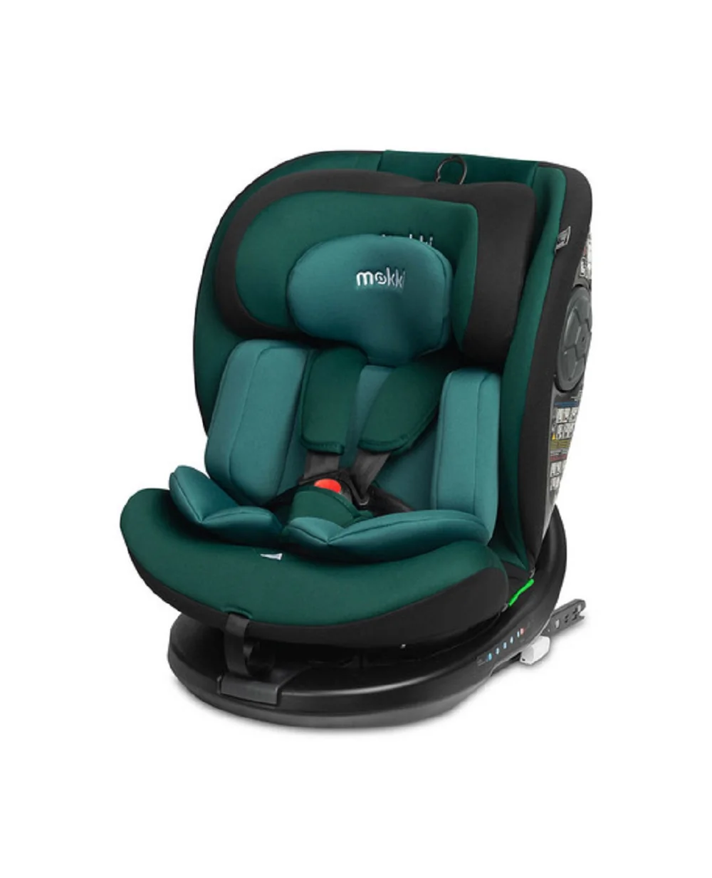 Autosedačka I-SIZE Mokki s izofixom (40-150), zelená 