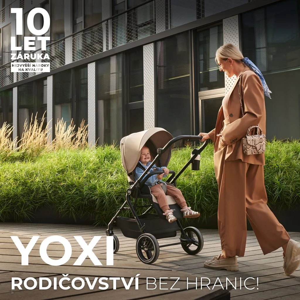 Kočík športový Yoxi Pure Black