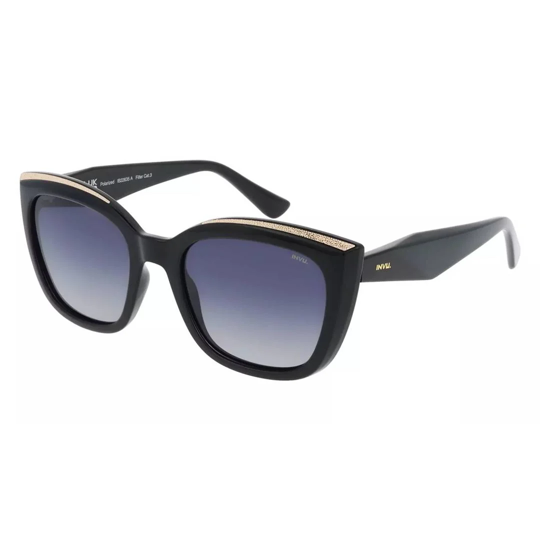 INVU IB22635A slnečné okuliare black gold grey