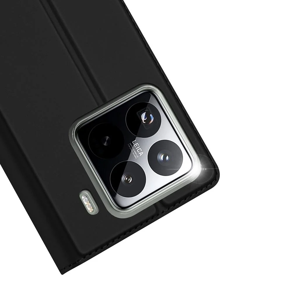 Knižkové puzdro pre Xiaomi 15 Pro - Čierna Elegantná ochrana