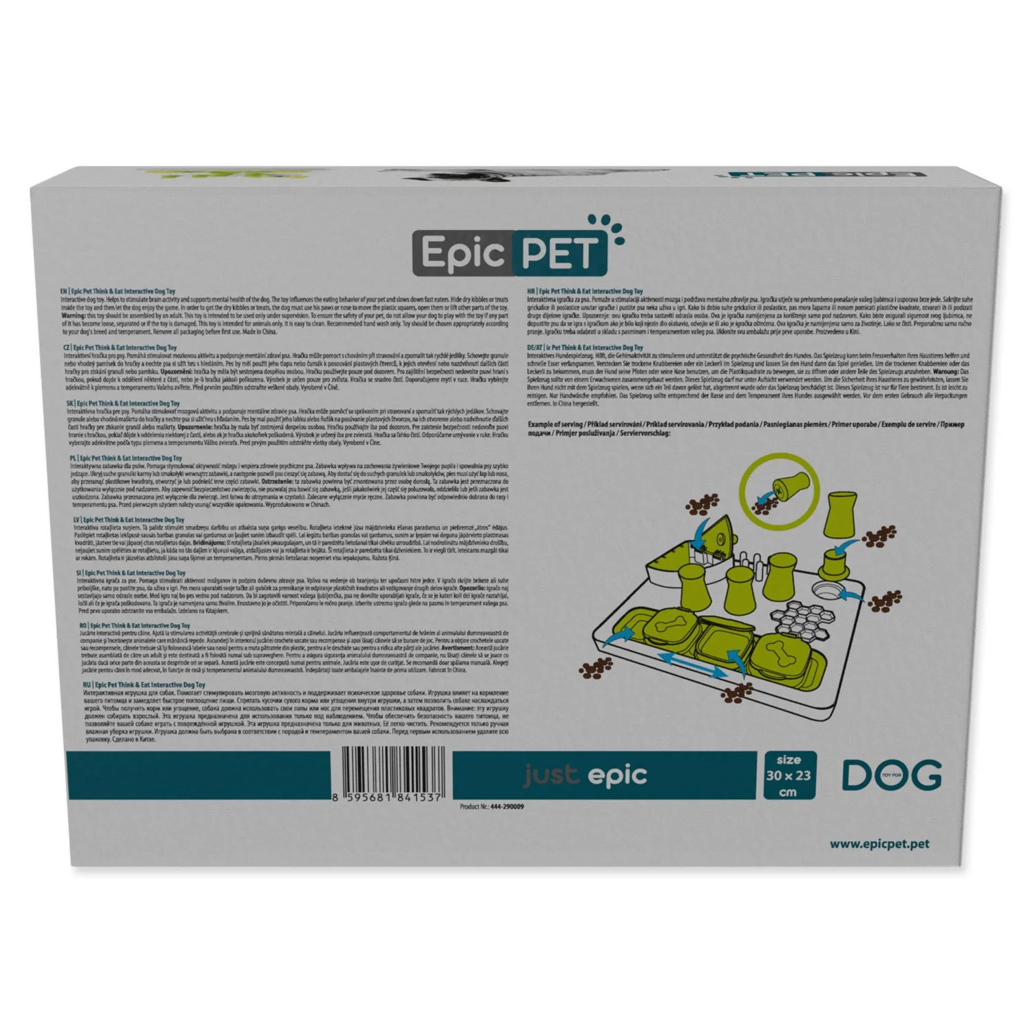 Hračka Epic Pet Think & Eat interaktívna 30cm