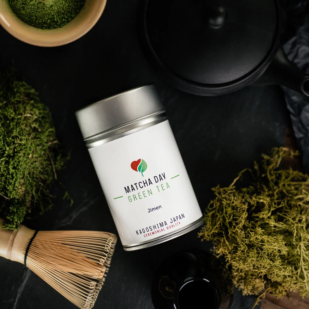 MatchaDay - Matcha čaj Jimen 30g plechovka 30g plechovka matcha čaj, ceremoniálna kvalita