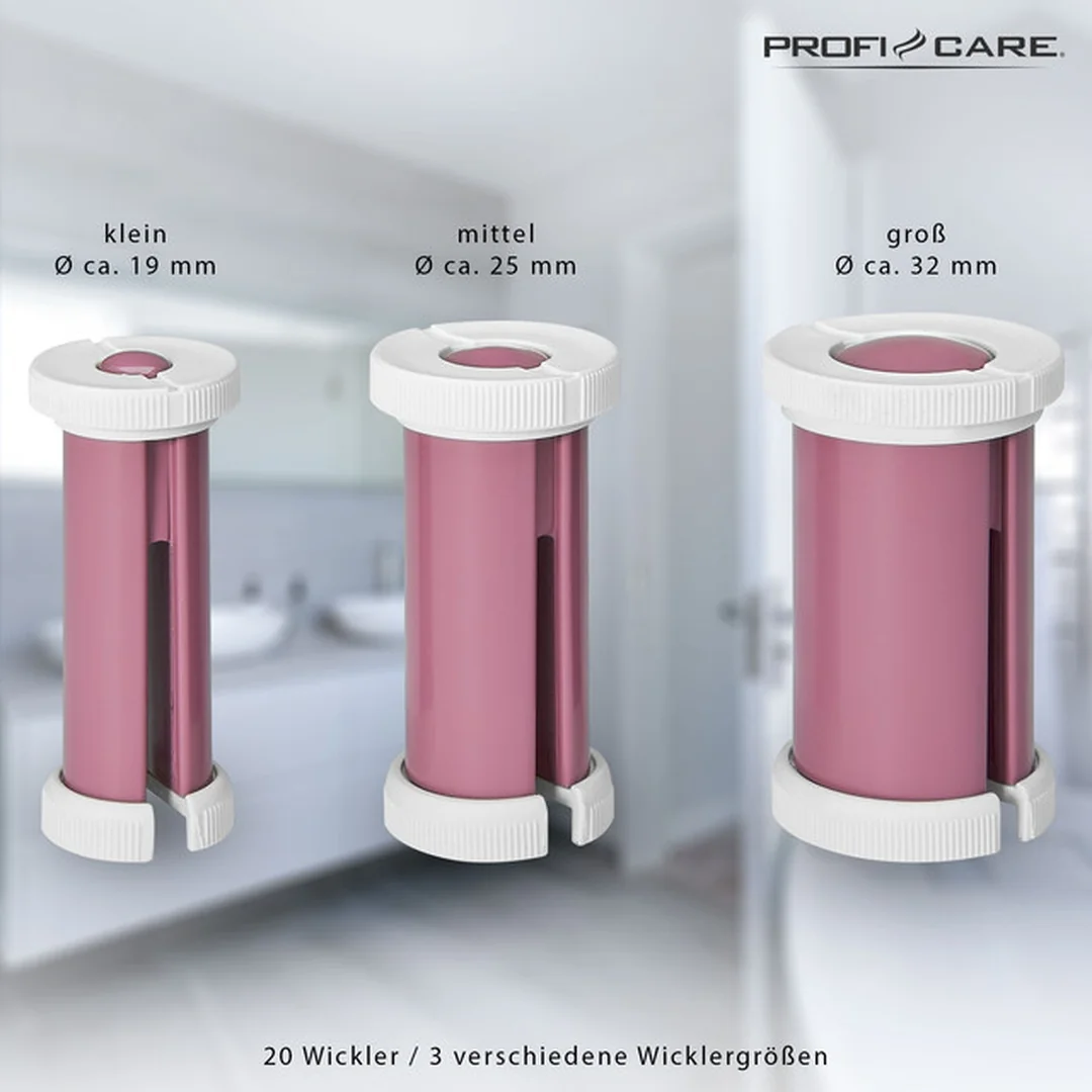ProfiCare Elektrické natáčky LW 3028, ionizačné, turmalín, 20 ks