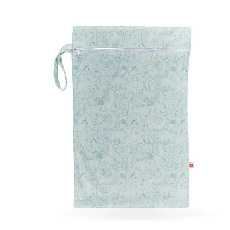 Kids Euroswan Nepremokavé vrecko na plienky M Safari Granite Green