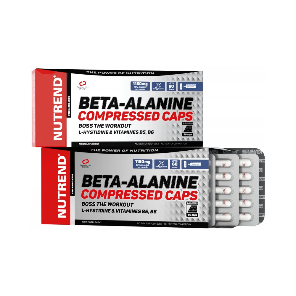 Nutrend Beta-Alanine Compressed Caps  90 kapsúl