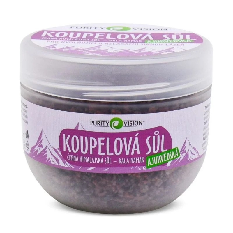 Purity Vision Ajurvédska Kúpeľová Sol 500g 1×500 g, ajurvédska soľ