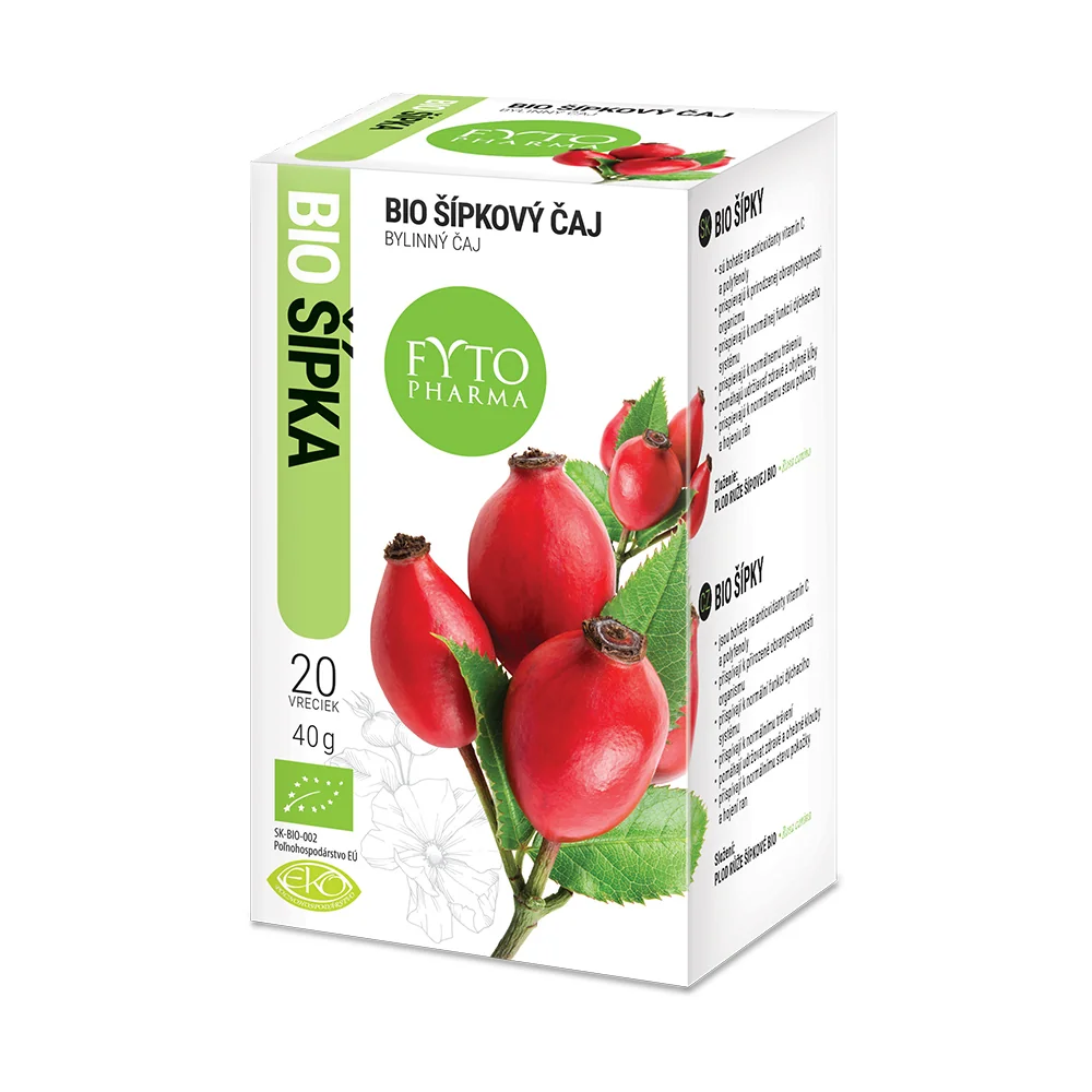 FYTO Bio Šípkový čaj 20×2 g, bylinný čaj