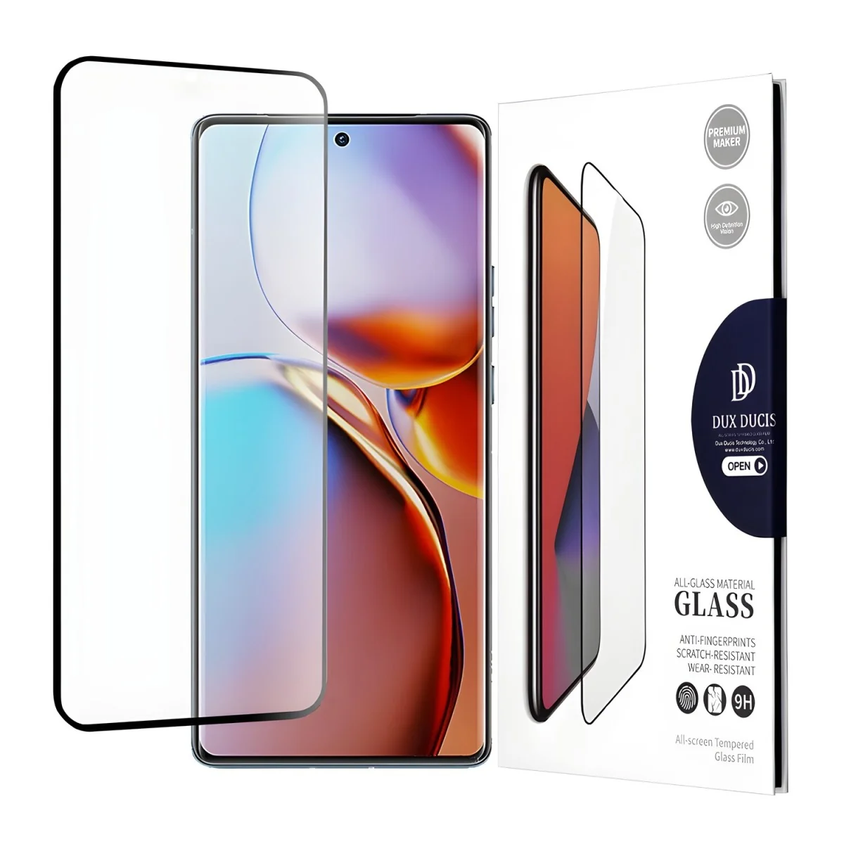 10D Tvrdené sklo pre Motorola Edge 40 Pro - Čierna 1 x 10D sklo, vysoká odolnosť