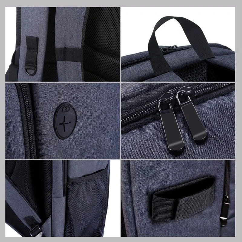 PULUZ Camera Bag batoh na fotoaparát a príslušenstvo, šedý