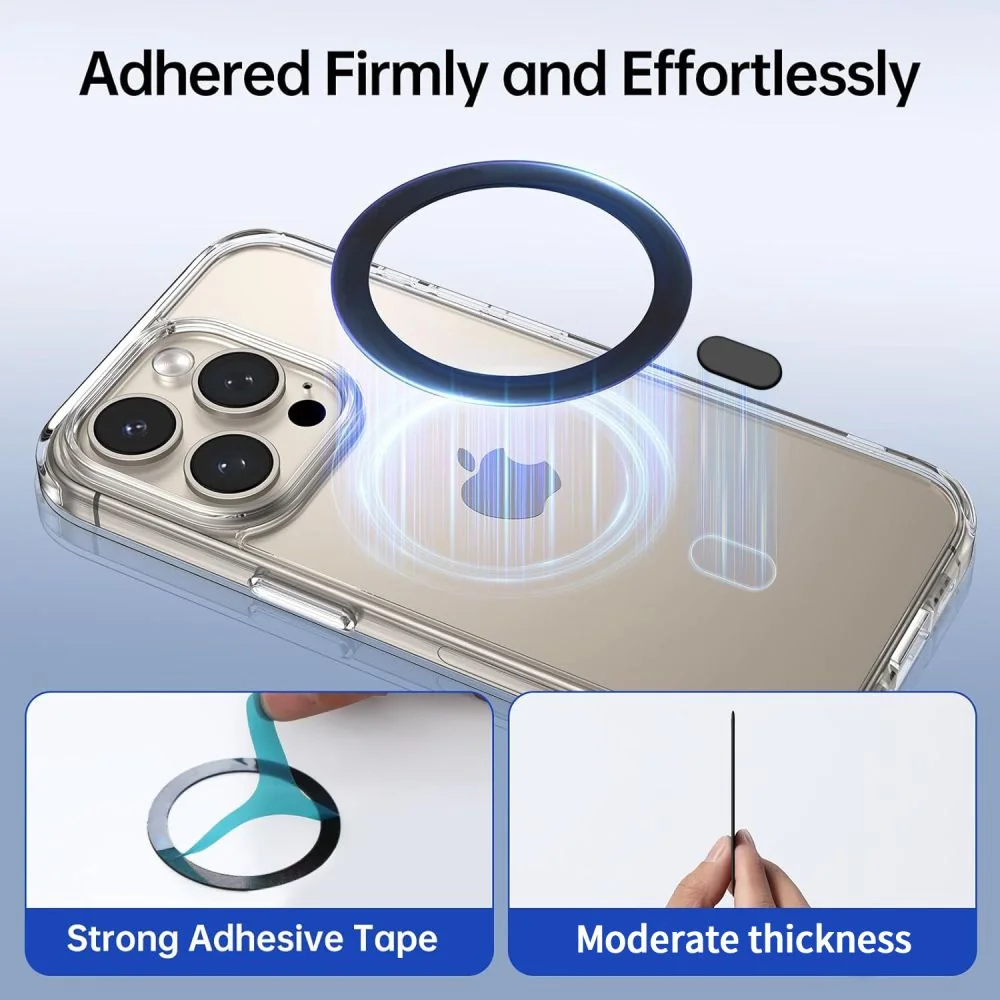 Tech-Protect Magnetic magnetický krúžok pre MagSafe 2ks, čierny / biely y