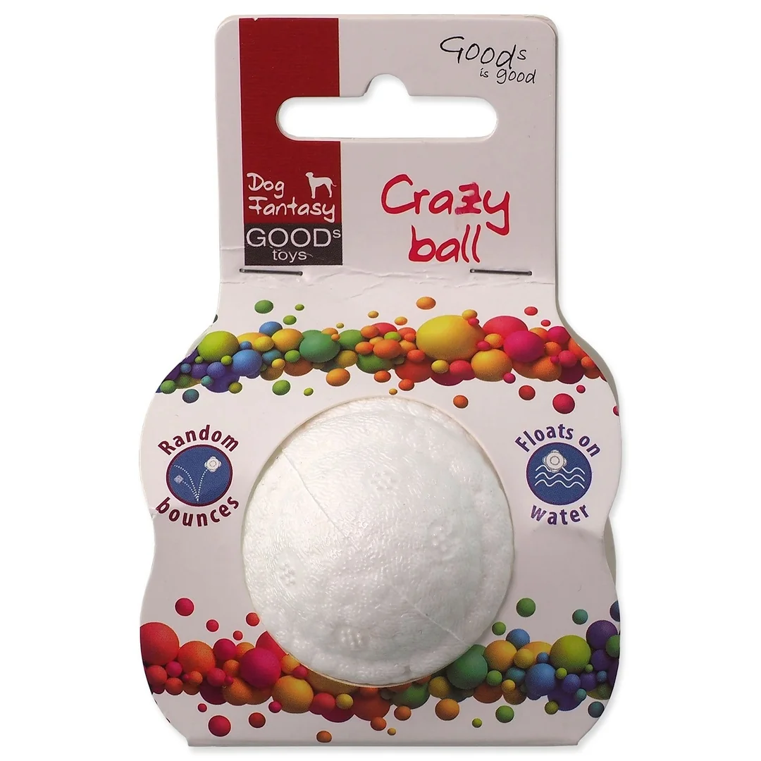 Hračka Dog Fantasy Crazy ball S lopta z ETPU materiálu 6cm