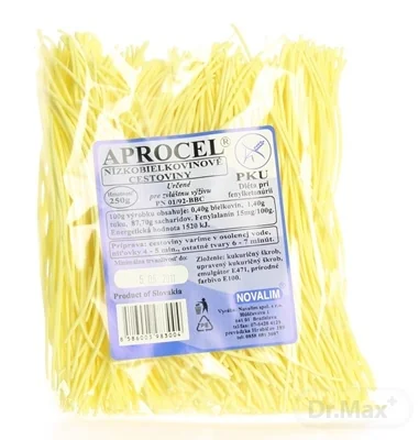 APROCEL - NÍZKOBIELK. CESTOVINY - niťovky 1×250 g, potravina