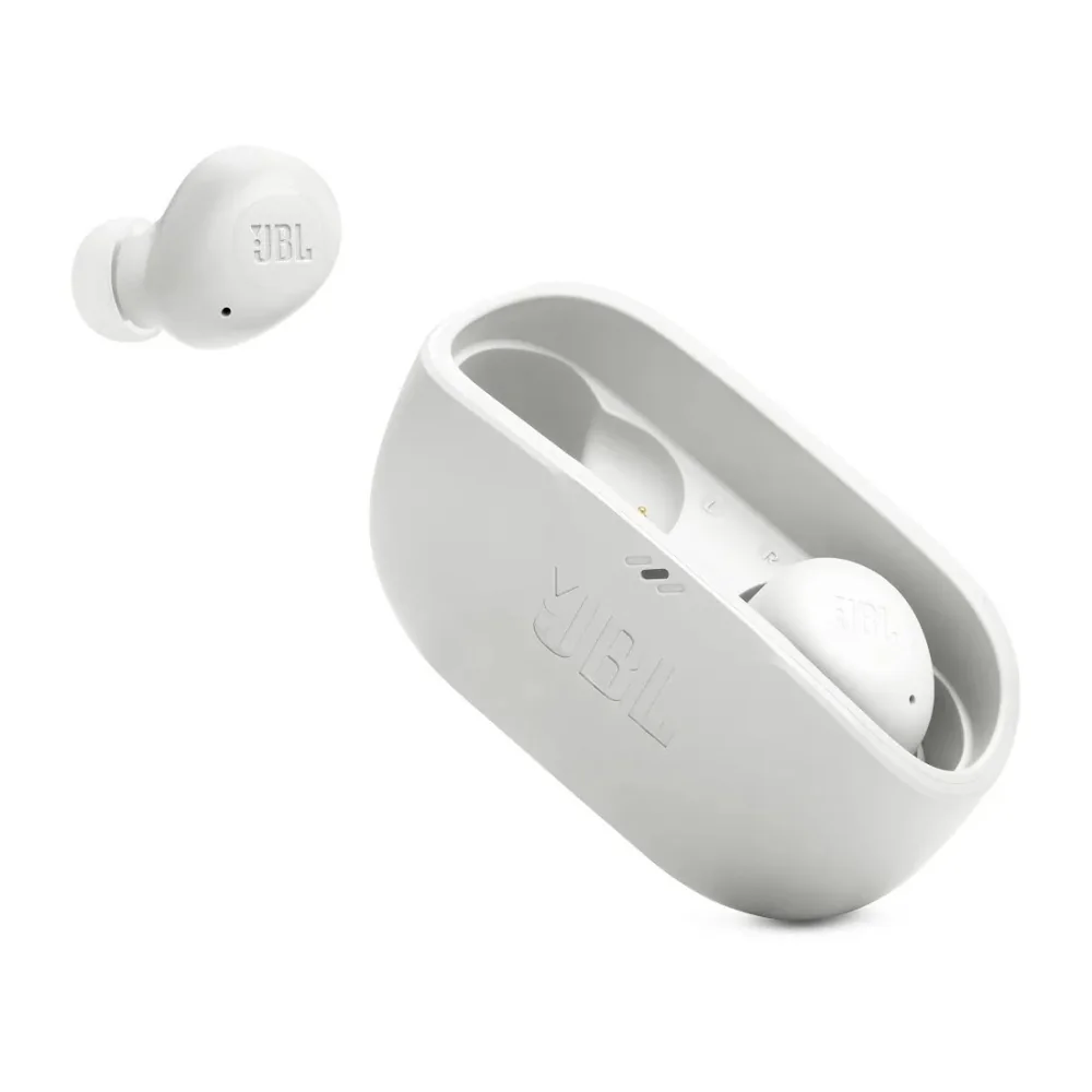 Slúchadlá BLUETOOTH do uši JBL WAVE BUDS WHITE (TWS)