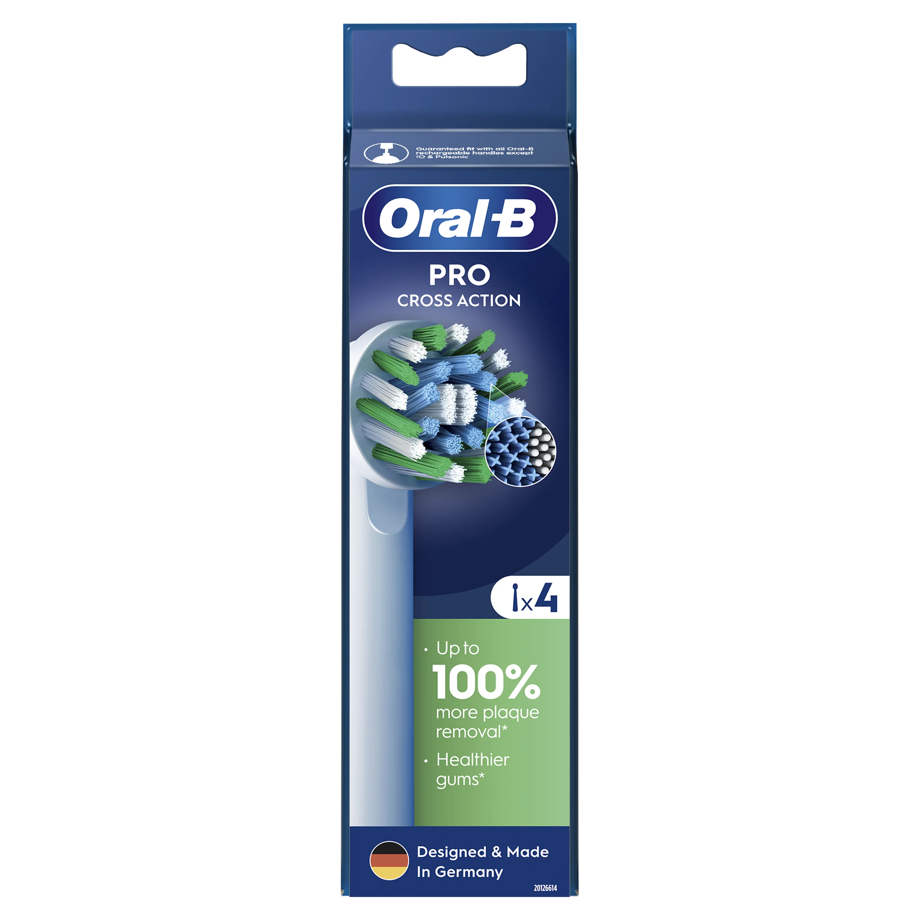 Oral-B Pro Cross Action Čistiace Hlavice 1×4 ks, čistiaca hlavica Oral-B Pro Cross Action