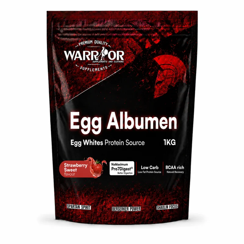 Egg Albumen - sušené vaječné bielka 1kg Strawberry Sweet