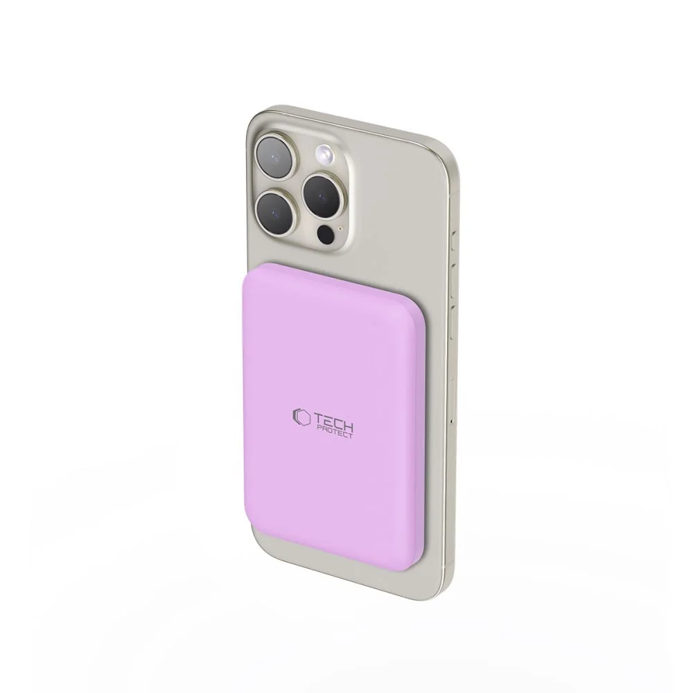 Tech-Protect PB10 LifeMag MagSafe Powerbank 5000mAh, fialový