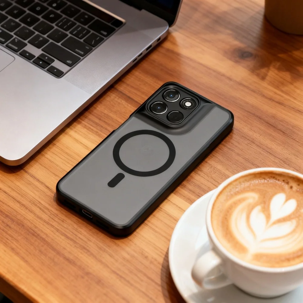 Tech-Protect MagMat MagSafe kryt na Motorola Moto G57 Power / G67 Power, čierny r, čierny
