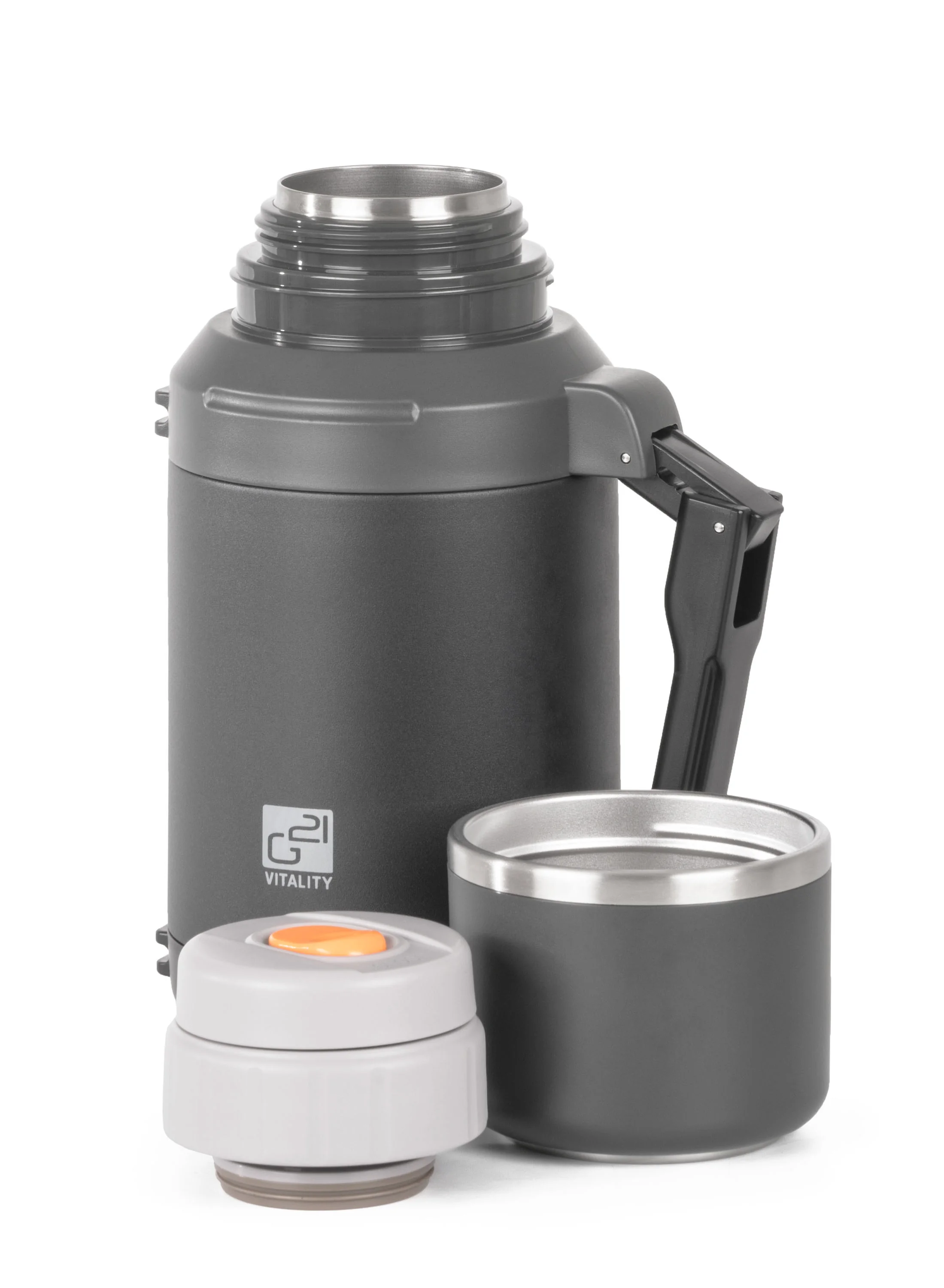 Termoska G21 nerezová 1200 ml čierno-sivá G21TM1200_CS