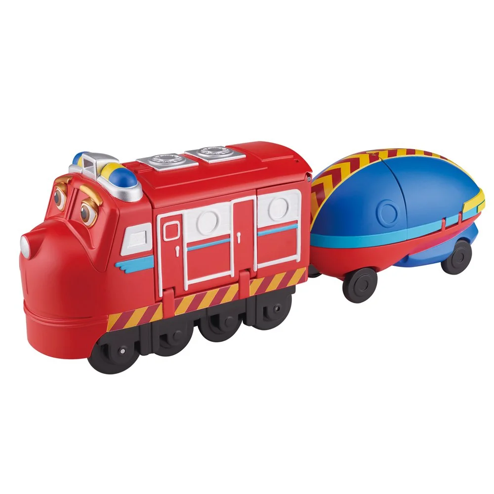 Chuggington Veselé vláčiky Pop&Transform Wilson záchranár s prívesom
