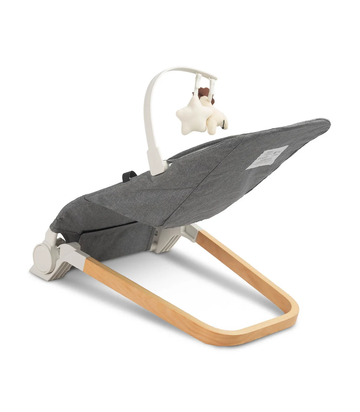 Dojčenské lehátko, ergonomické Pine - šedé