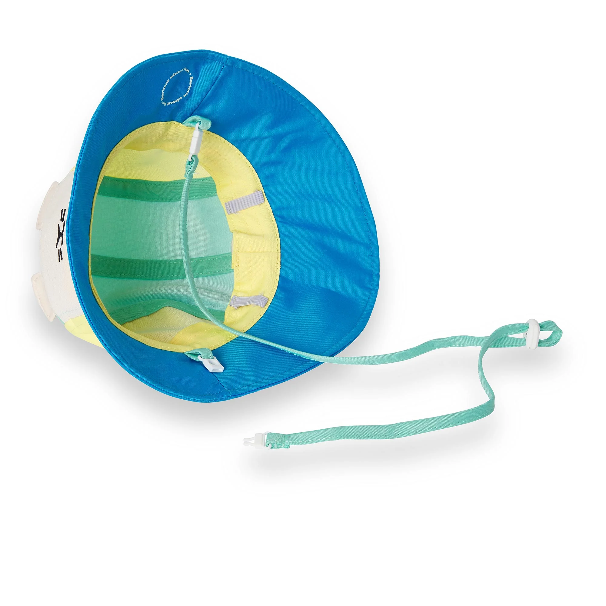 KiETLA FUN LION klobúčik s UV ochranou - Lion Green 49 - 51 cm
